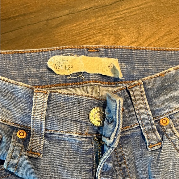 Topshop Light Blue Ankle Jeans - Picture 2 of 5